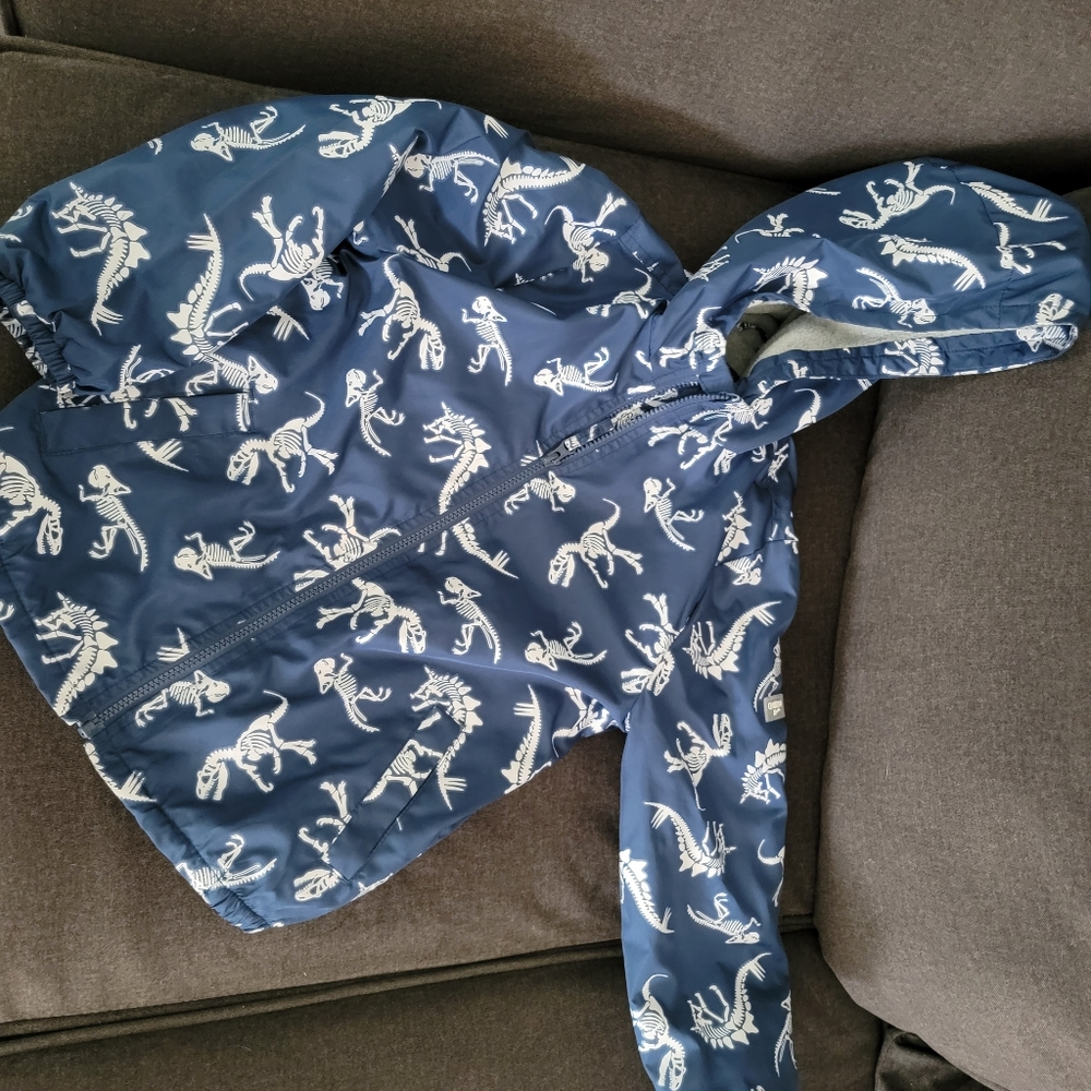 Color changing Oshkosh Dino rain coat